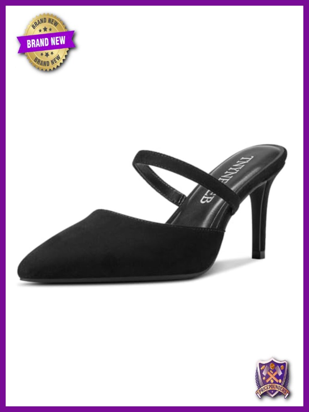 Mid Heel Pointed Toe Slingback Pumps Slip-on Prom Dress Basic